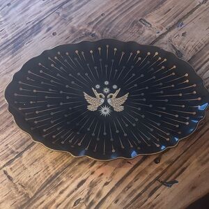 Catherine Martin Starry Night Swan Serving Platter for Anthropologie